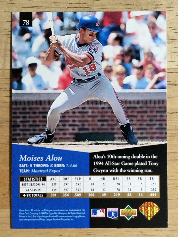 1995 SP #78 Moises Alou