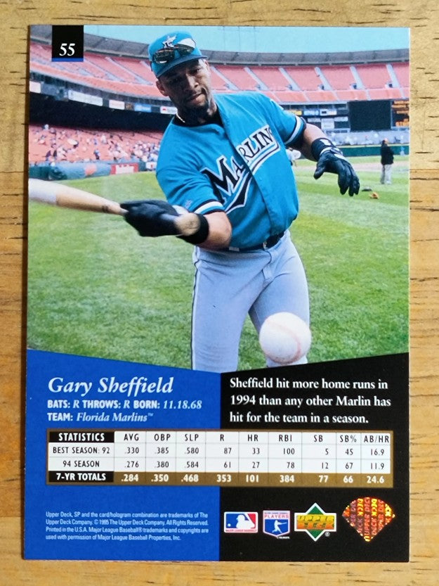 1995 SP #55 Gary Sheffield
