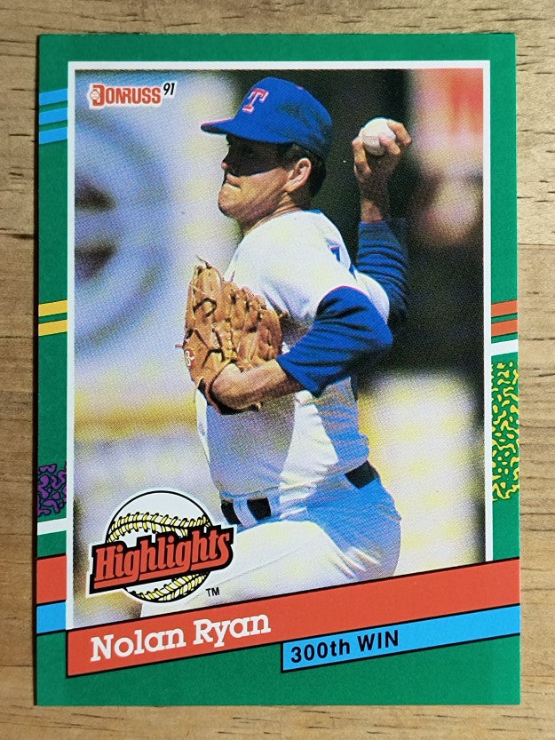 1991 Donruss Bonus Cards #BC15 Nolan Ryan 300W