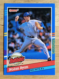 1991 Donruss Bonus Cards #BC3 Nolan Ryan NH