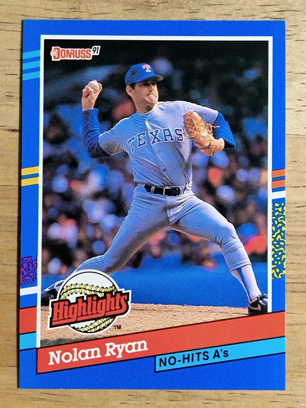 1991 Donruss Bonus Cards #BC3 Nolan Ryan NH