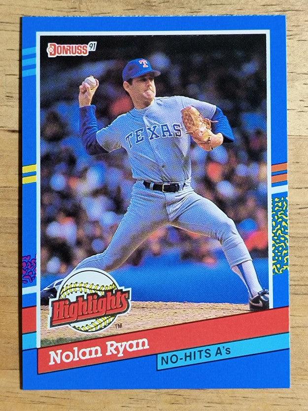 1991 Donruss Bonus Cards #BC3 Nolan Ryan NH