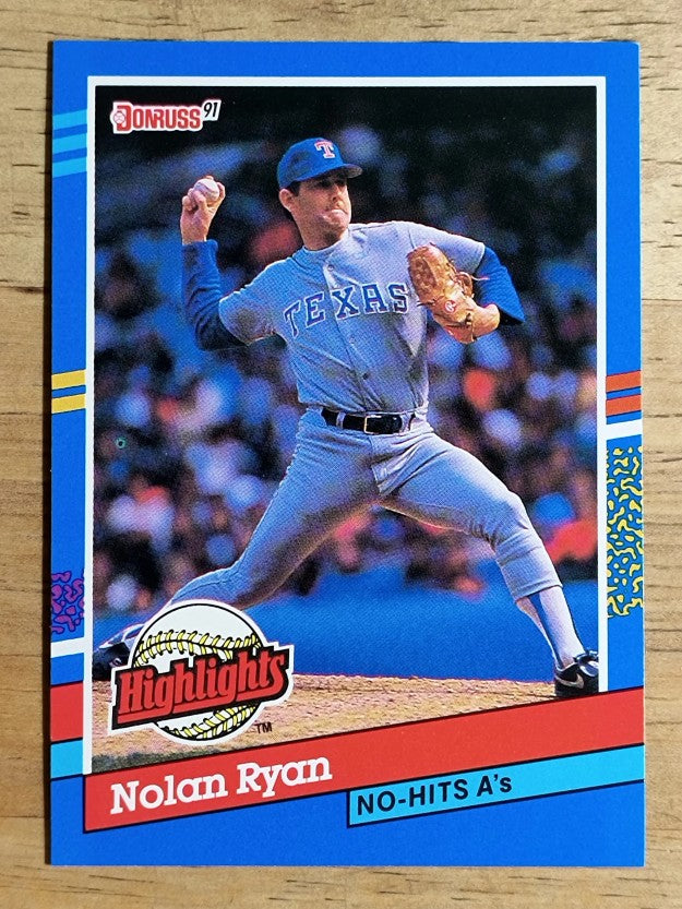 1991 Donruss Bonus Cards #BC3 Nolan Ryan NH