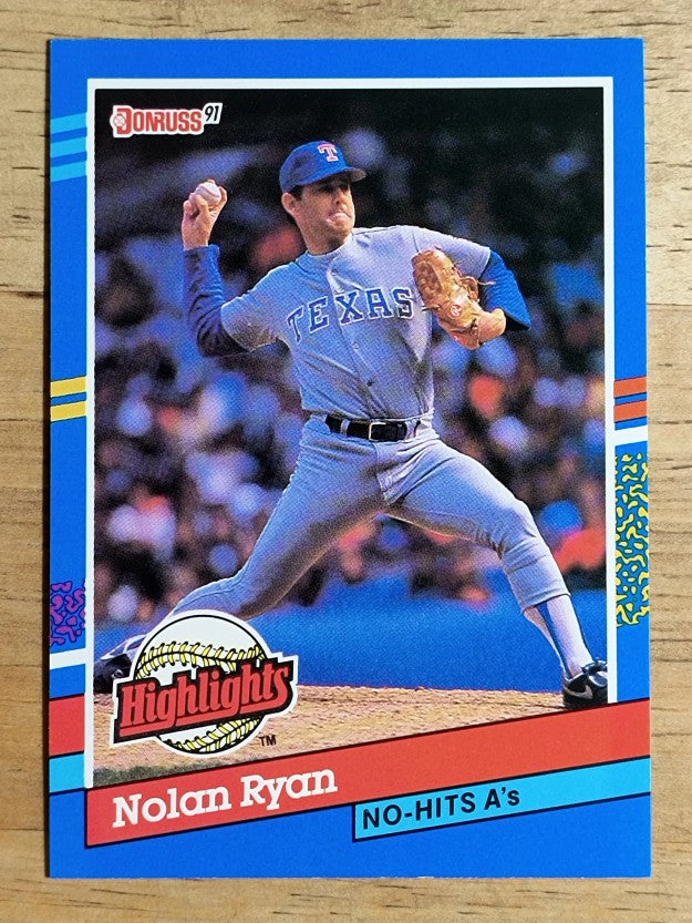 1991 Donruss Bonus Cards #BC3 Nolan Ryan NH