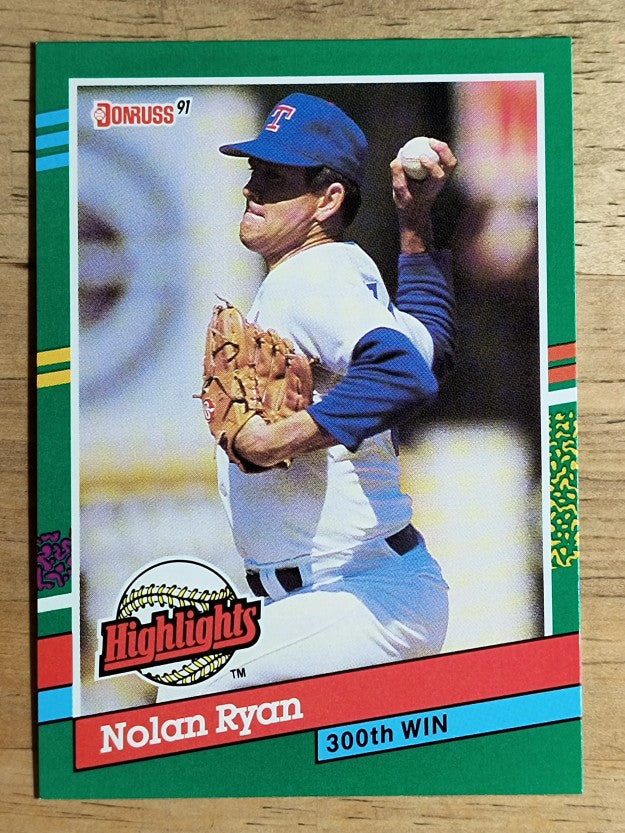 1991 Donruss Bonus Cards #BC15 Nolan Ryan 300W