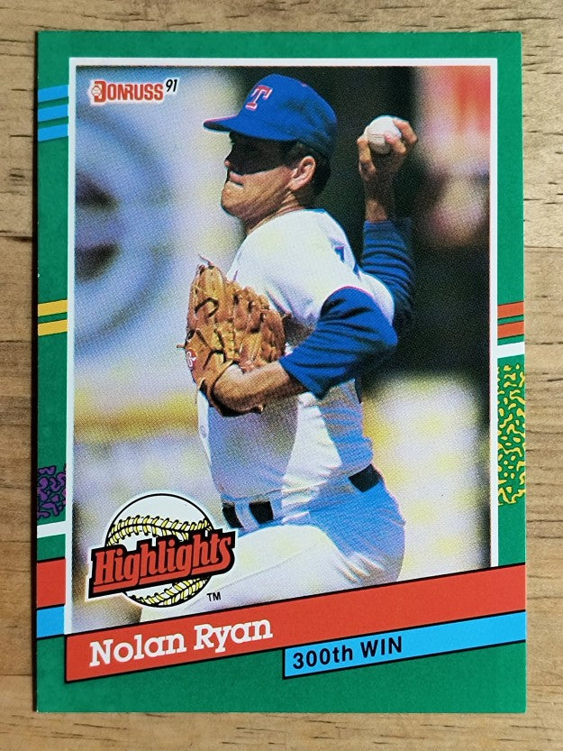 1991 Donruss Bonus Cards #BC15 Nolan Ryan 300W