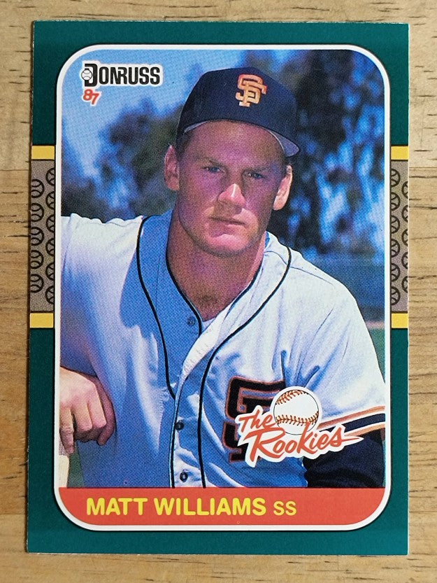 1987 Donruss Rookies #45 Matt Williams XRC