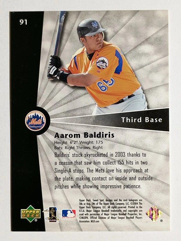 2004 Sweet Spot #91 Aarom Baldiris SB RC
