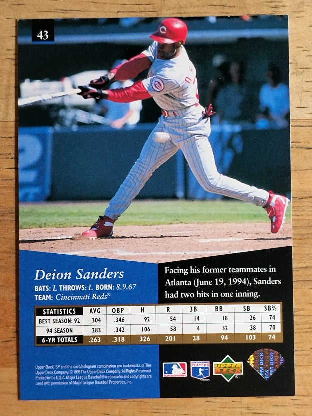 1995 SP #43 Deion Sanders