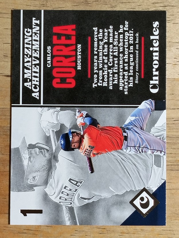 2017 Panini Chronicles #87 Carlos Correa