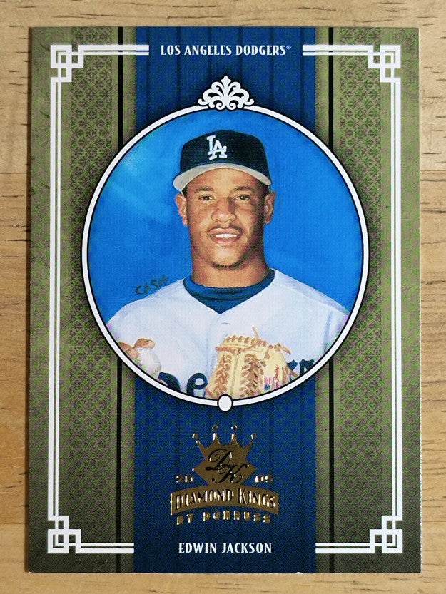 2005 Diamond Kings #355 Edwin Jackson