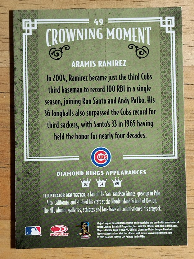 2005 Diamond Kings #49 Aramis Ramirez