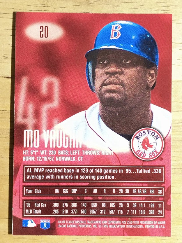 1996 Emotion-XL #20 Mo Vaughn