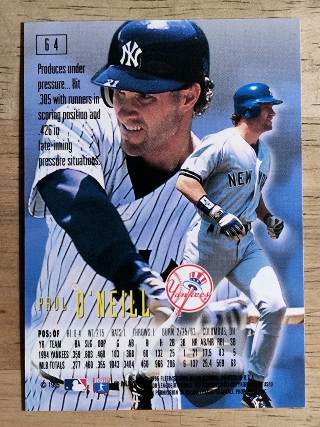 1995 Emotion #64 Paul O'Neill