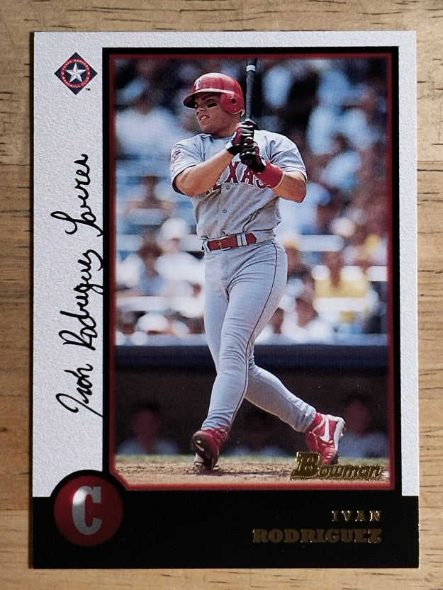 1998 Bowman #4 Ivan Rodriguez