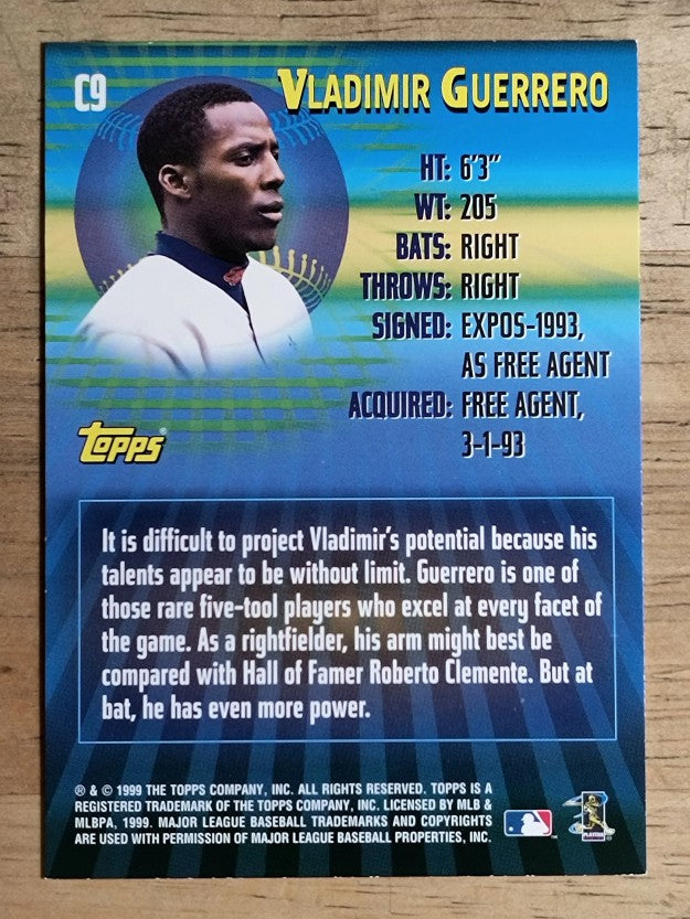 2000 Topps 21st Century #C9 Vladimir Guerrero