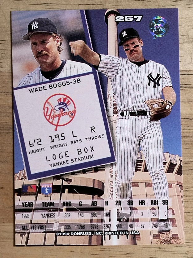 1994 Leaf #257 Wade Boggs