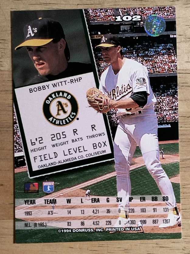 1994 Leaf #102 Bobby Witt