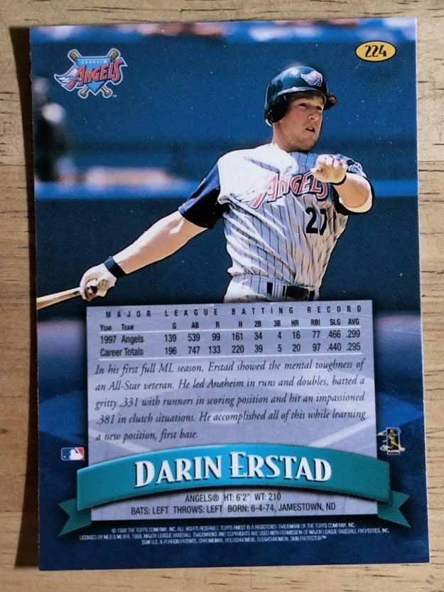 1998 Finest #224 Darin Erstad