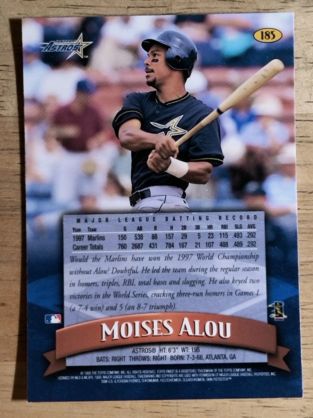 1998 Finest #185 Moises Alou