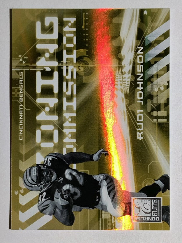2006 Donruss Elite Zoning Commission Gold #ZC32 Rudi Johnson