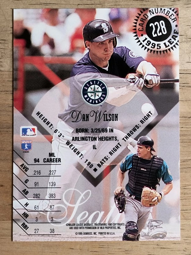 1995 Leaf #228 Dan Wilson