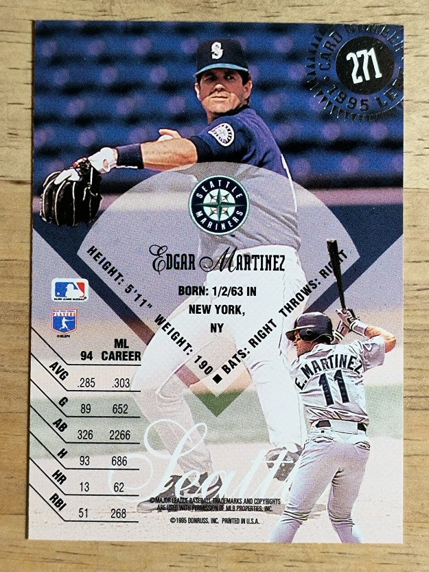 1995 Leaf #271 Edgar Martinez