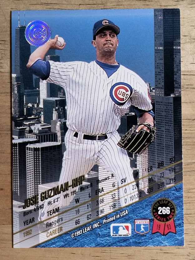 1993 Leaf #266 Jose Guzman