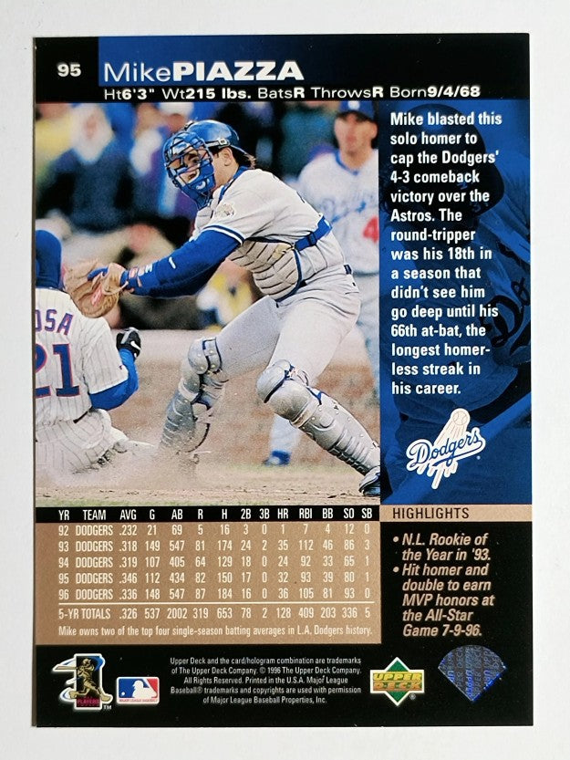 1997 Upper Deck #95 Mike Piazza