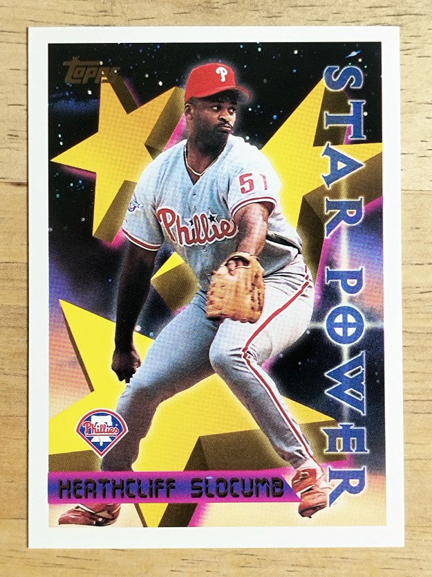 1996 Topps #11 Heathcliff Slocumb STP