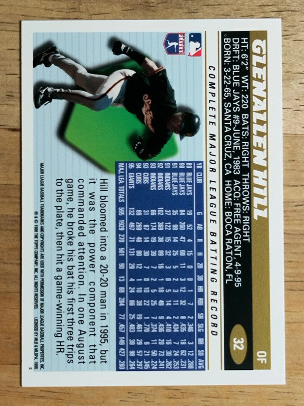 1996 Topps #32 Glenallen Hill