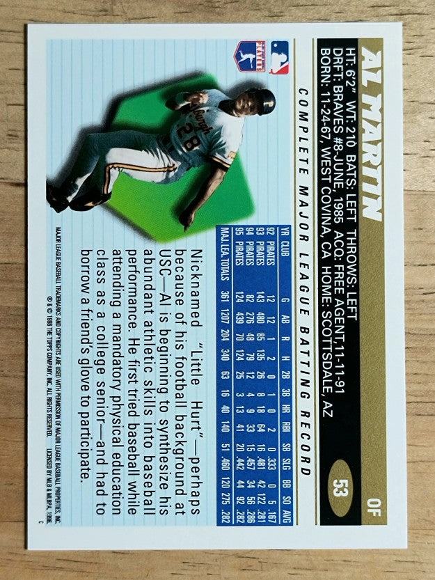 1996 Topps #53 Al Martin