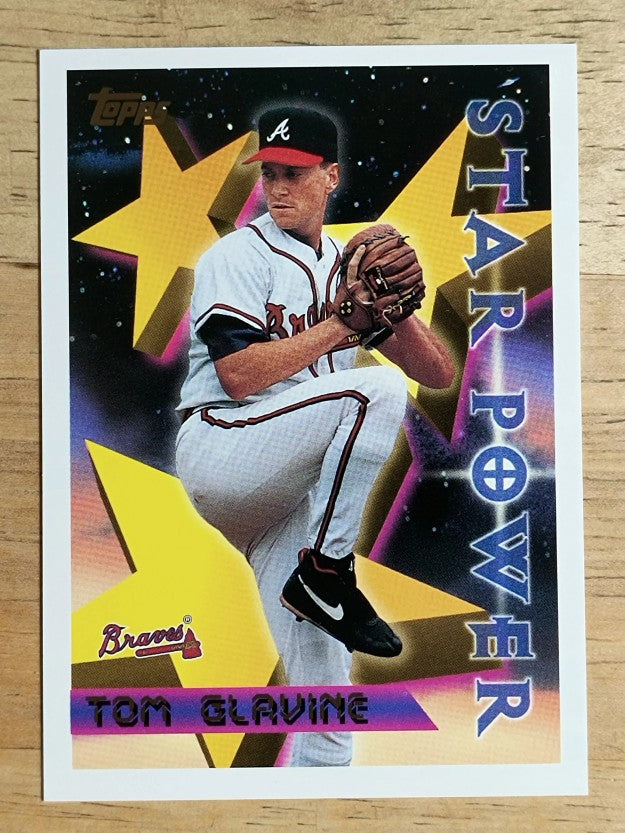 1996 Topps #8 Tom Glavine STP