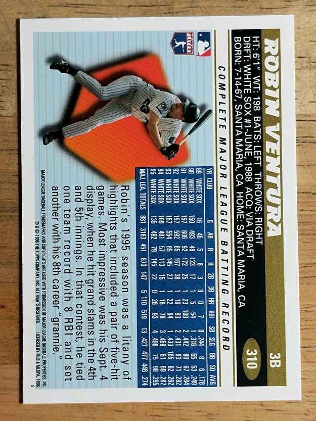1996 Topps #310 Robin Ventura