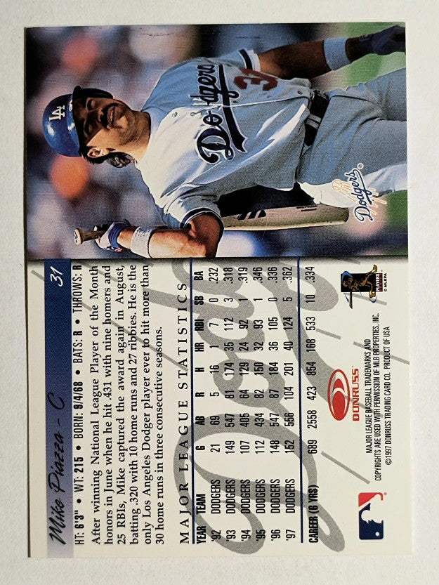 1998 Donruss #31 Mike Piazza