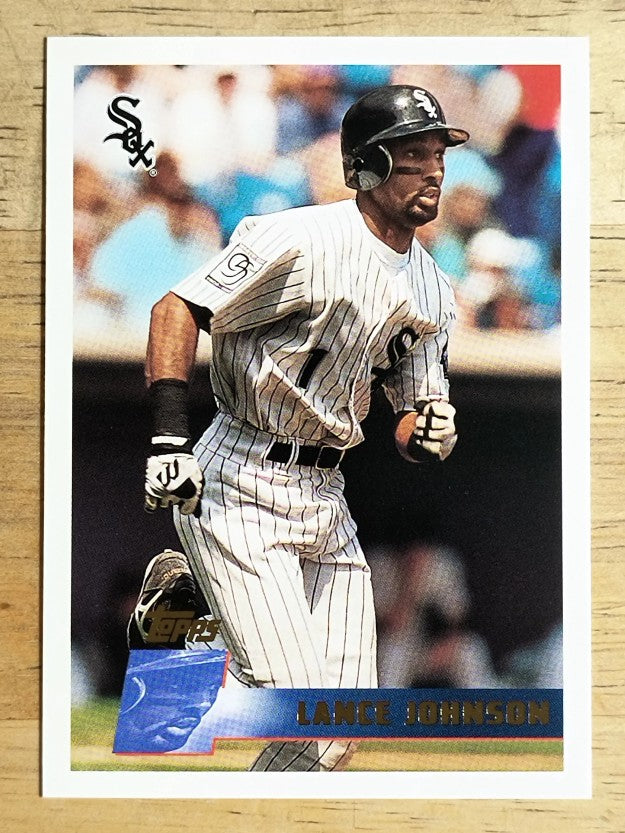 1996 Topps #375 Lance Johnson