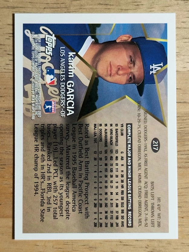 1996 Topps #217 Karim Garcia