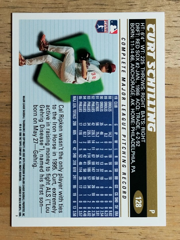 1996 Topps #128 Curt Schilling