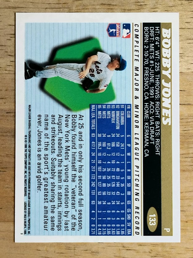 1996 Topps #133 Bobby Jones