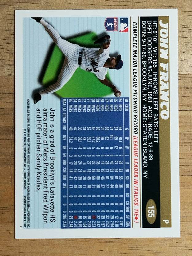 1996 Topps #155 John Franco
