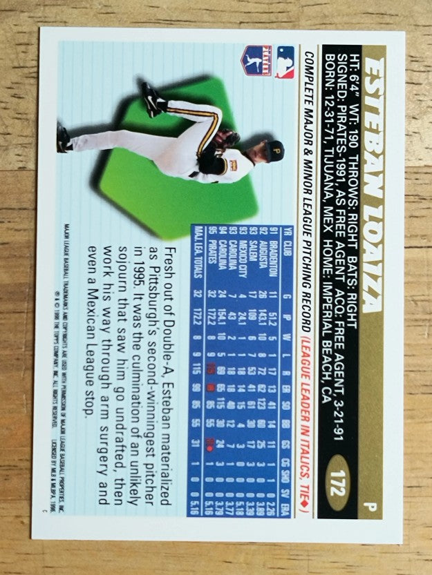 1996 Topps #172 Esteban Loaiza