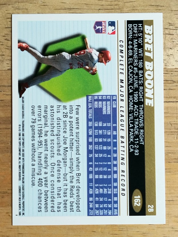1996 Topps #162 Bret Boone
