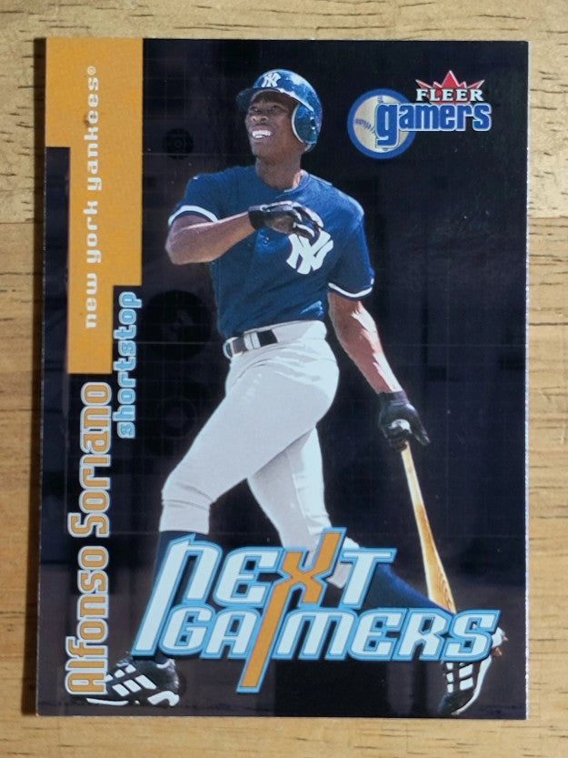 2000 Fleer Gamers #104 Alfonso Soriano NG