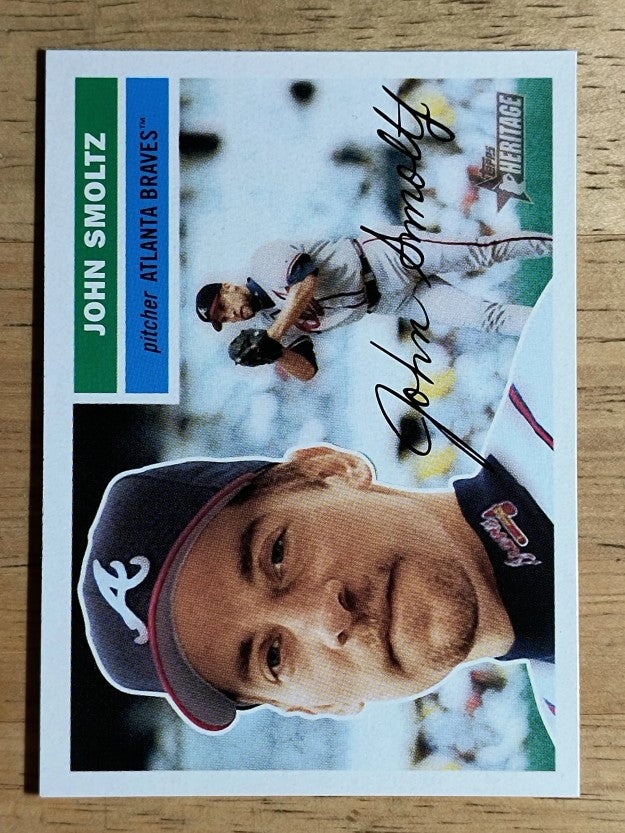 2005 Topps Heritage #10 John Smoltz