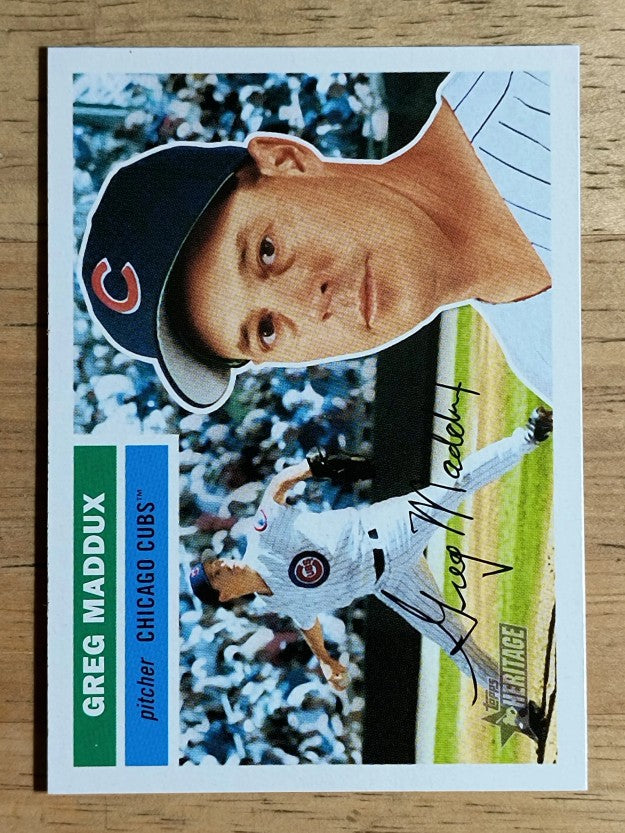 2005 Topps Heritage #276 Greg Maddux