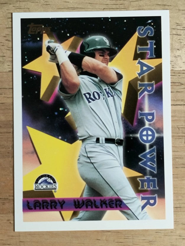 1996 Topps #5 Larry Walker STP