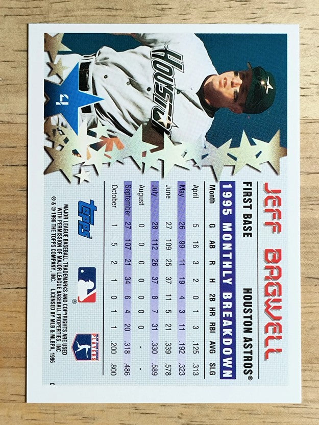 1996 Topps #4 Jeff Bagwell STP