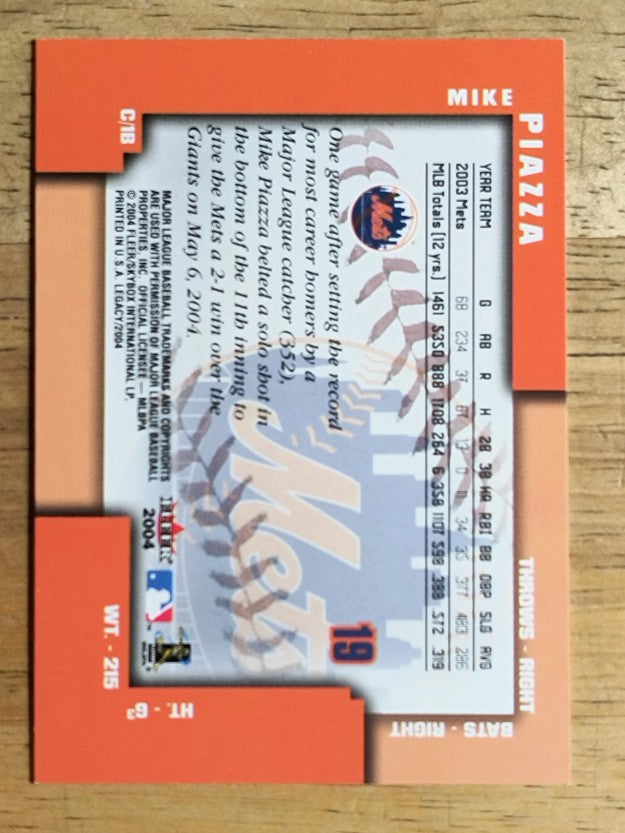 2004 Fleer Legacy #19 Mike Piazza