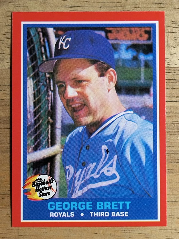 1987 Fleer Hottest Stars #6 George Brett