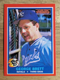 1987 Fleer Hottest Stars #6 George Brett